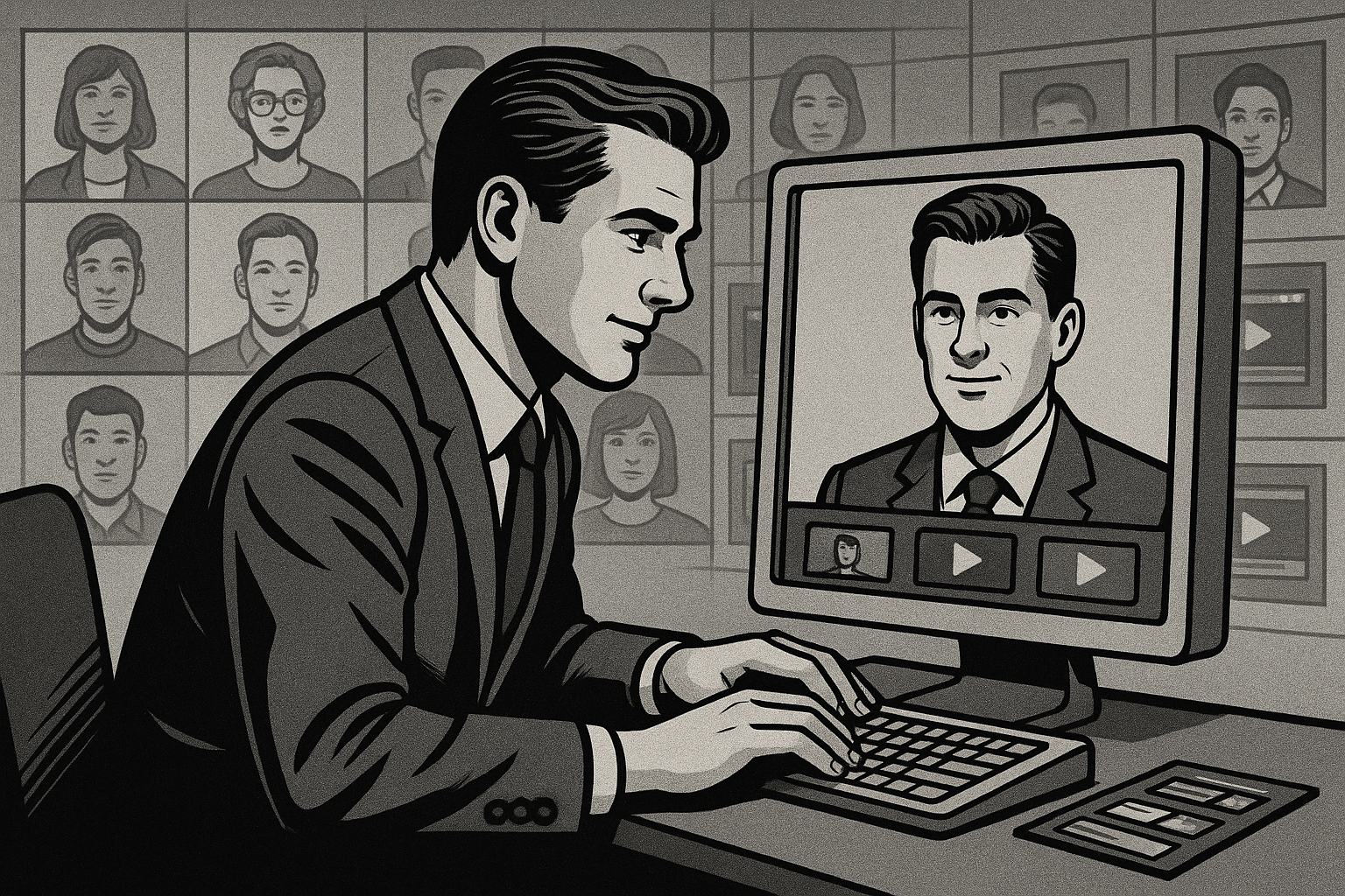 Auto-generated AI video preview